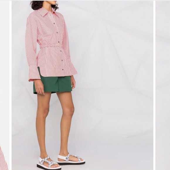 Gianni Striped Belted Shirt - Picture 4 of 11